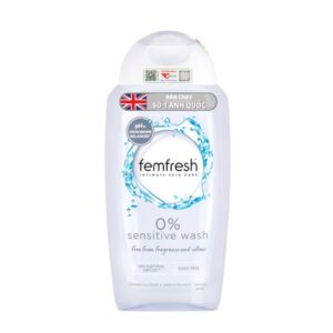 Dung dịch vệ sinh phụ nữ Femfresh 0% Sensitive Wash, cho da nhạy cảm